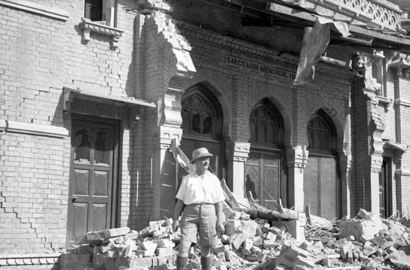 Quetta City, Pakistan, shortly after the earthquake of May 31st, 1935.