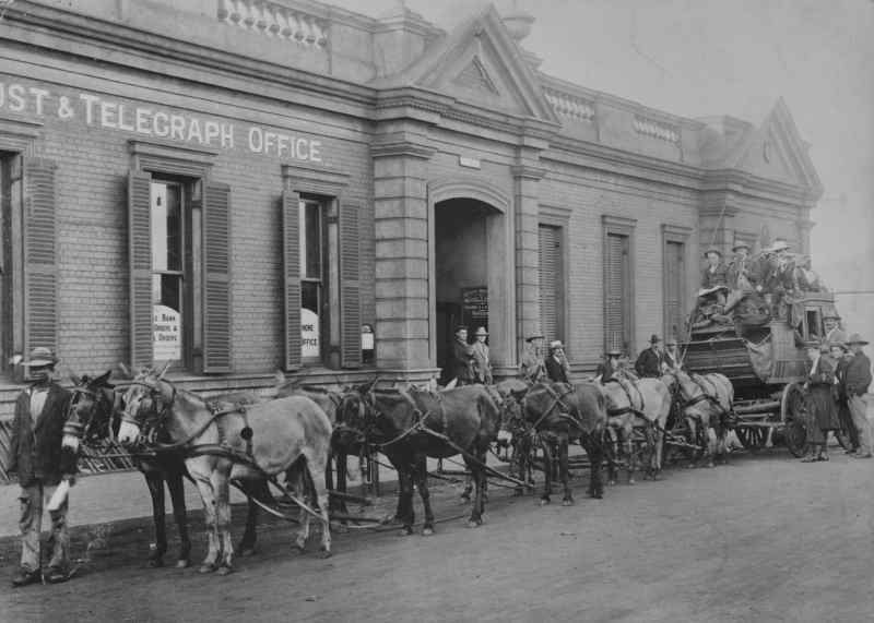 Antique photograph Salisbury Post Office 1912